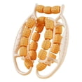 thumbnail image 4 of Siruishop Circular Leg Clamp 23 Wheels Hand Held Muscle Roller for Traveling Hand Orange, 4 of 8
