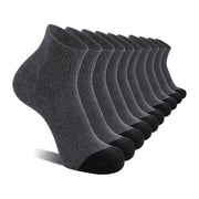 Pisexur 5 Pairs Mens Socks Casual Cotton Crew Socks Breathable Running Athletic Socks Ankle Socks Football Soccer Socks
