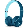 thumbnail image 1 of Restored Beats Solo3 Wireless On-Ear Headphones - W1 Chip, Class 1 Bluetooth, 40 Hours of Listening Time, Built-In Microphone and Controls - Pop Collection - (Pop Blue), 1 of 8