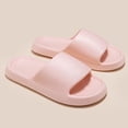 thumbnail image 2 of Mens and Womens Home Slippers Simplicity Solid Color Quick Drying Soft Sole Comfortable Non-Slip Indoor and Outdoor EVA Slippers Pink-03, 2 of 5