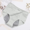 thumbnail image 2 of B91xZ Strings pour Femmes Culottes en Coton Culottes Taille Haute sous-Vêtements,L Vert, 2 of 5