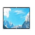 thumbnail image 1 of Projector Screen Metal Grey Anti-Light 60-130 inch Portable Reflective Screen ,Easy to Setup, 1 of 6