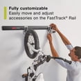 thumbnail image 4 of Rubbermaid FastTrack Wall Mounted Storage and Organization System Rail Horizontal 48" 2-Pack Holds up to 1750 pounds Each Rail fo, 4 of 7