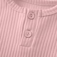 thumbnail image 4 of RXIRUCGD Mode Garçons et Filles Décontracté Col Rond Manches Longues Couleur Unie Haut Manches Longues, Rose, Taille : 1 An, 4 of 7