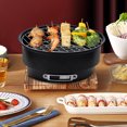 thumbnail image 3 of Gril Barbecue en Acier Inoxydable Poêle Barbecue d'Extérieur Portable Gril BBQ de Jardin, 3 of 7