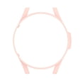 thumbnail image 3 of Étui de Protection pour Montre Smartwatch PC Protection Rigide Pare-Chocs Protecteur d'Écran Couverture de Remplacement pour Galaxy Watch4 40mm/44mm Rose (40mm), 3 of 8