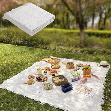 Couvertures de Pique-Nique, Grande Couverture d'Extérieur, Couverture de Pique-Nique d'Extérieur Portable, Couverture de Plage Imperméable Tapis de Pique-Nique Anti-Sable, Lavable Pliable Portable pour Gazon Pelouse Plage Camping, Couvertures de Pique-Nique Imperméables