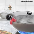 thumbnail image 4 of 2PC Spoon And Lid Rest 2 PCS Spoon Pot Pan Holder Spatula Bracket Clips Heat Resistance Non Slip Silicone Pot Spoon Holder Pot Clip Holder Fun Cartoon Spoon Rest For Pot Kitchen Gadget Red, 4 of 7