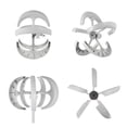 thumbnail image 3 of 1000W 12V/24V 5 Blades Wind Turbine Generator Complete Set Windmill Generate TURBIN Vertical Axis Wind Turbine ,Easy Installation, 3 of 6