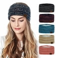 thumbnail image 3 of Headband Fashion Girl Women Winter Warm Solid Color Headband Elastic Hair Hoop Accessory, 3 of 6