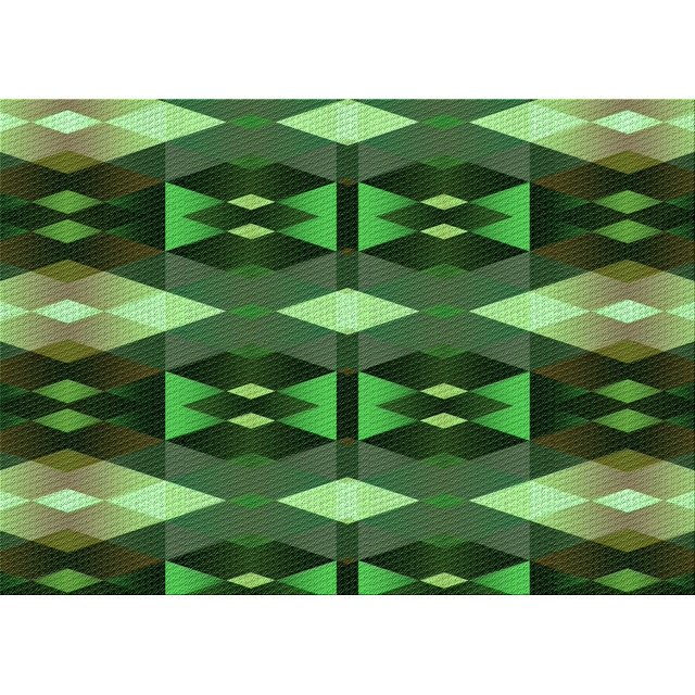 Ahgly Tapis Rectangulaire Lavable en Machine Intérieur Transitionnel Vert Forêt Foncé, 8 Pieds x 10 Pieds