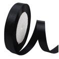 thumbnail image 1 of VogueV Satin Ribbon Roll - 10-Yard Wide Gift Wrapping for Weddings/Birthdays Black, 1 of 1