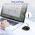 thumbnail image 4 of Gaming Mic 360 Omnidirectional Desktop Microphone for PC Laptop with 3.5mm Jack 3 Meters Pick Up Distance Portable Mini Mic for Business Conference, 4 of 7