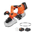 thumbnail image 1 of VEVOR 20V 2.56 in Deep Cut Variable Speed Brushless Portable Cordless Band Saw Kit, 1 of 9