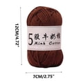 thumbnail image 3 of 5 Strands Milk Cotton Doll Crochet Diy Knitting Thread Baby Sweater Wool Ball, 3 of 6