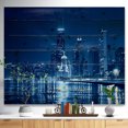 thumbnail image 2 of Design Art - Nuit Skyline de Chicago Bleue, 2 of 5