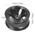 thumbnail image 4 of Moyeu de Jante de Voiture RC en Alliage d'Aluminium Durable Moyeu de Roue de Voiture RC, Jante de Voiture RC, Voiture RC à Plat Télécommandée pour Voiture RC 1/10 Voiture RC Drift 5 Rayons Noir, 4 of 8