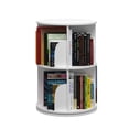 thumbnail image 1 of TOYTEXX Organisateur d'Étagères Bibliothèque Empilables à 2 Niveaux Pivotantes à 360° (Blanc), Tous Âges, 1 of 5