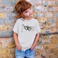 thumbnail image 2 of SXcggal One T-Shirt Mode Décontracté Imprimé Col Rond Manches Courtes Ample Mignon Confortable Beaux Hauts pour Filles, 2 of 4
