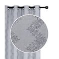 thumbnail image 1 of Panneau Jacquard W 8 Grom (Chevron) (Gray) (84" ) - Set of 2, 1 of 1