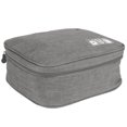 thumbnail image 4 of Electronic , Chargers  9.6x7.3x3.9in Cable Storage Pouch, Multifunction USB Cable For Ear Phones Gray, 4 of 8