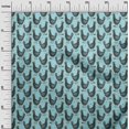 thumbnail image 3 of oneOone Viscose Chiffon Sky Blue Fabric Rooster Cock Craft Projects Decor Fabric Printed By The Yard 42 Inch Wide-YG, 3 of 4