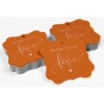 thumbnail image 4 of Inkdotpot Pack Of 100 Made With Love Wedding Paper Tags DIY Craft Bracket Shape Real Rose Gold Foil Hang Tags, 4 of 7