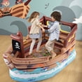 thumbnail image 2 of Costway Maisonnette de Jeu Navire Pirate Gonflable avec Moteur Intégré Épée Jouet Gonflable, 2 of 10
