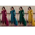 thumbnail image 5 of Custom Made Indian Butterfly Net Embroidery Sequence Work Salwar Kameez Wedding Party Wear, 5 of 5
