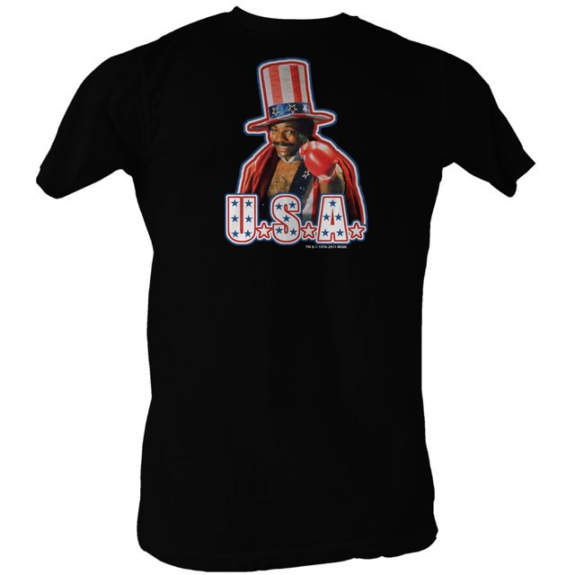 Rocky MGM Movie Usa! Adult T-Shirt Tee
