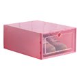 thumbnail image 4 of Contenant de Rangement Transparent Empilable Antipoussière à Rabat pour Chaussures Décoration Intérieure, 4 of 8
