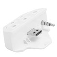thumbnail image 4 of Gamepad Headphone Converter, 12 Pin Interface 3.5mm-Audio Port Gamepad Audio Adapter, Convenient ABS For Wireless Gamepad Game Black,White, 4 of 8