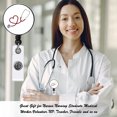 thumbnail image 4 of Iumwxz Nurse Badge Buckle Easy-To-Pull Buckle Retractable Badge Easy-To-Pull Certificate Buckle, 4 of 7