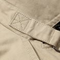 thumbnail image 4 of CEHVOM Men Casual Solid Turndown Single-breasted Windbreaker Side Slit Pocket Multi-button Coat Sales, 4 of 8