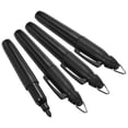 thumbnail image 1 of Unique Bargains Mini Permanent Markers Dry Erase Pen with Keychain Clip, Black Ink  4 Pack, 1 of 5