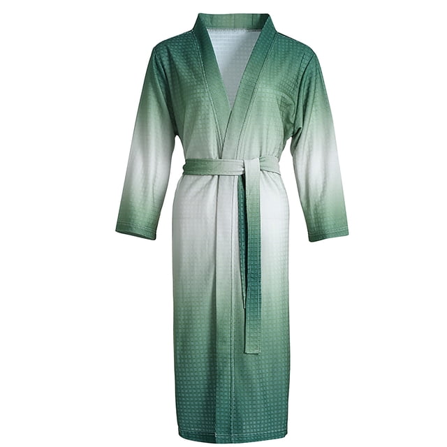 LSLJS Peignoir pour Femmes - Robe Pleine Longueur, Robe de Chambre Chaude et Confortable Pyjama Longue Tenue de Nuit avec Ceinture et Ceinture