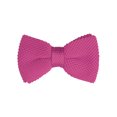 thumbnail image 1 of INSPIRE CHIC Men's Pre-Tied Bow Ties Adjustable Strap Solid Color Knitted Bowtie Rose Red, 1 of 5