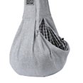 thumbnail image 2 of serony Hand Free Pet Sling Carrier Bag Cat Dog Collapsible Single Shoulder Bag Grey, 2 of 9