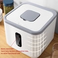 thumbnail image 4 of Dvkptbk Storage Bins Airtight Rice Dispenser ，Cover Rice Bucket for Cereal Grain Flour Rice Beans Pet Food Countertoplarge Rice Storage Container with Lid, Proof Househ Storage & Organization, 4 of 6