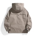 thumbnail image 4 of RKSTN Jackets for Men Fall Fashion Stitching Drawstring Hooded Slim Fashion Jacket Coat Outwear Mens Coats, 4 of 4