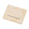 thumbnail image 1 of Milaget Vaccination Slim Leather Wallet for Documents Yellow, 1 of 8