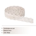 thumbnail image 3 of Unique Bargains Lace Trim Ribbon 10 Yards 0.59 Inch Cotton Elastic Trim for Craft,Gift Wrappers,Headbands,Beige Style 21, 3 of 5