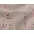 thumbnail image 5 of oneOone Viscose Jersey Peach Fabric Geometric Craft Projects Decor Fabric Printed By The Yard 60 Inch Wide, 5 of 5
