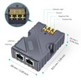 thumbnail image 3 of 150W High-Power PoE Injector with Gigabit LAN Interface, DC 48-57V 3A Input, ABS Housing, ±8KV Surge & ±15KV ESD Protection, Compatible with Starlink Satellite Dish V2 and Gen 3 for Reliable, 3 of 6