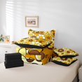 thumbnail image 5 of YST 7 Pcs Boho Comforter Set Full 60S 70S Groovy Flower Bed In A Bag With Flat Sheet,Fitted Sheet For Kids,Adults, Hippie Floral Bedding Set Rustic Colorful Blossom Reversible Bed Set, 5 of 5