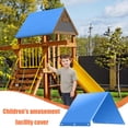 thumbnail image 5 of Bâche de Remplacement pour Balançoire, 52 Pouces X 90 Pouces Toile de Remplacement pour Terrain de Jeu - Pare-Soleil Imperméable pour Balançoire Extérieure pour Enfants - Bâche de Toit Résistante aux UV et à la Protection Solaire pour Ensembles de Balançoires, Glissades et Structures de Jeu, 5 of 5