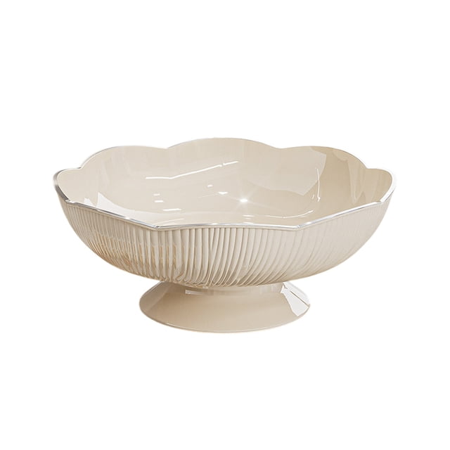 Yhmxh Fruit Plates High Value Lights Pitches Fruit Plates Household Living Room Coffee Table Candy Plates Upscale Snack Plates Placement Plates Kitchen Essentials Home and Kitchen Kitchen Tools