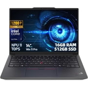 Lenovo ThinkPad E14 Gen 6 14" AI PC Business Laptop – Intel Core Ultra 7 155H, 32GB DDR5, 1TB SSD, WUXGA (1920x1200) IPS Display, Intel Arc Graphics, Windows 11 Pro, Wi-Fi 6E