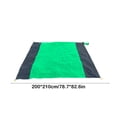 thumbnail image 4 of Sentmoon Couverture de Pique-Nique Polyester Tapis de Pique-Nique Extérieur Couverture Nature Activités Camping Plage Imperméable Protection contre les Liquides Couverture de Sol Entretien Facile Pliable Portable Lavable Pelouse Familiale, 4 of 7