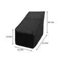 thumbnail image 3 of KTTECTOA Snow Blower Cover, Fit Snow Thrower Cover, Polyester Fabric, Sun Dirt Snow Proof, with Drawstring & Windproof Buckles,Outdoor Protection Clearance Christmas Canada Days Home, 3 of 7